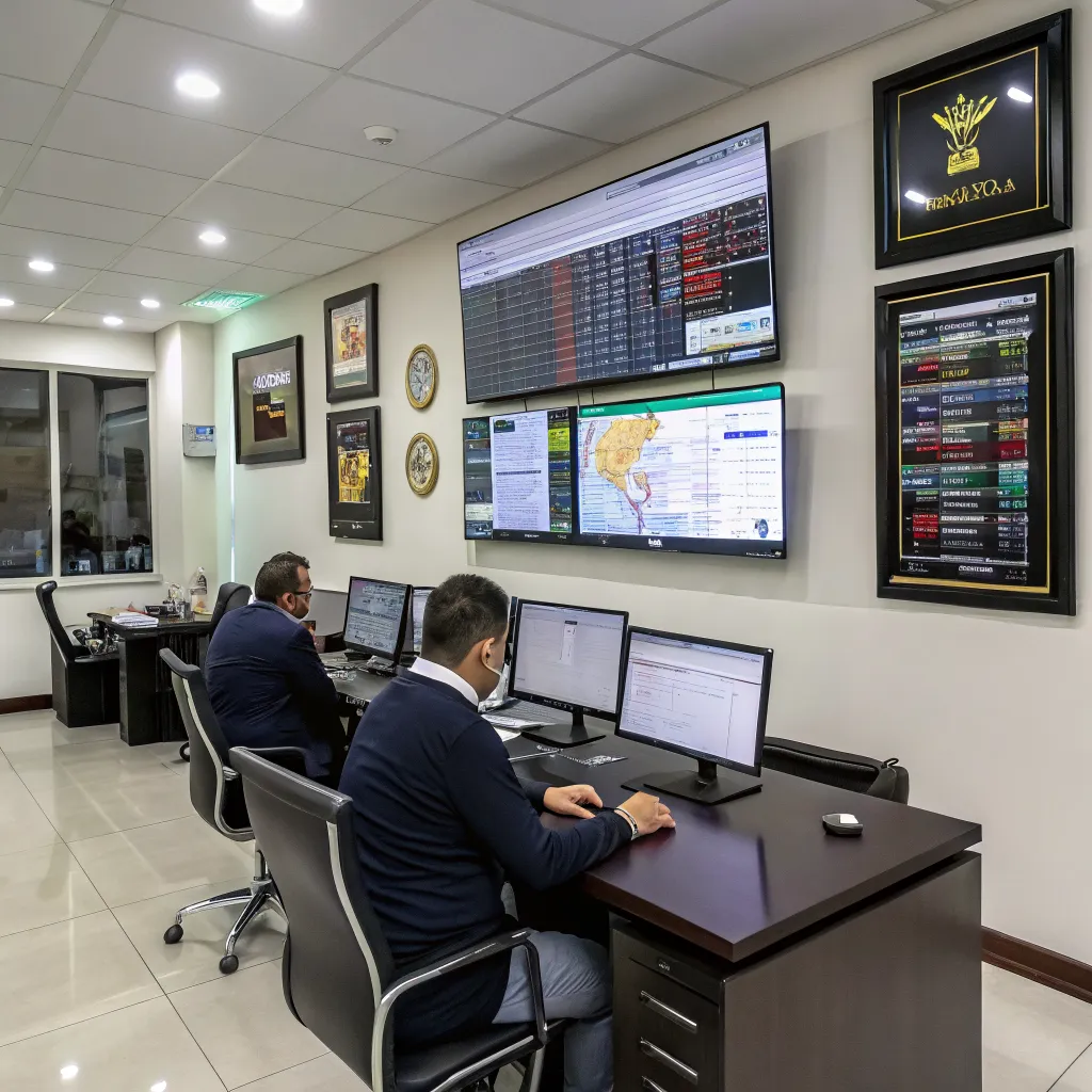 Oficina editorial de DragonTimeForSpin en Bucaramanga, Colombia — espacio de trabajo del equipo de análisis de casinos en línea